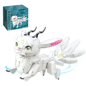 

899Pcs MOC Mythology Character Brick Toys Cartoon Character Building Blocks Model Educational Blocks Toys For Children - S0106