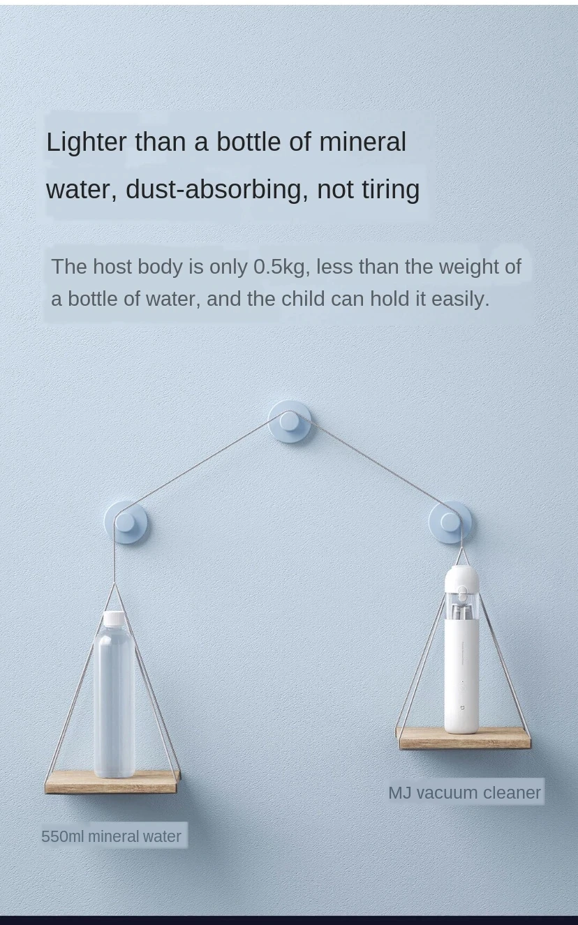 Xiaomi Mijia Handheld Vacuum Cleaner Portable Handy Car Vacuum Cleaner 120W 13000Pa Super Strong Suction Vacuum For Home & Car (4)