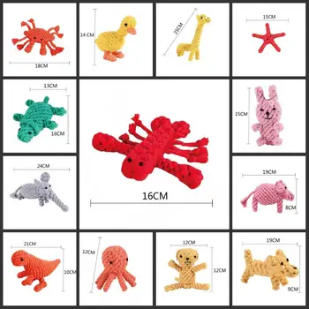 

Free Shipping 1PCS Pet Rope Toy harmless Various animal cleaning Molar teeth depressing artifact High Quality Pet supplies