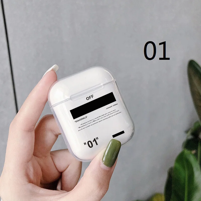 Роскошный уличный чехол с bluetooth-гарнитурой для Airpods 2 1, прозрачные аксессуары для наушников, мягкий чехол из ТПУ Для Air Pods 2, чехол - Цвет: Style 1 soft