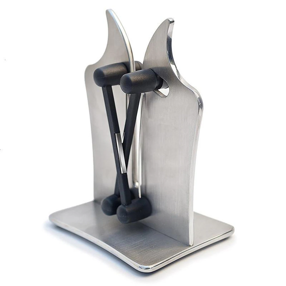 

Kitchen Knife Sharpener Elastic Spring Non-slip Base Multipurpose Grinder Sharpener Professional Sharpener Tool