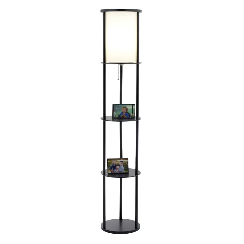 Modern Chinese floor lamp simple wrought iron bedroom living room vertical rack decoration | Лампы и освещение