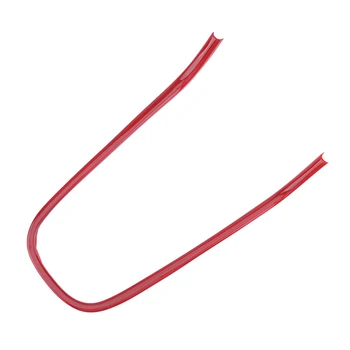 

Red Center Console Gear Shift Box U-shape Panel Trim Cover Strip Fit for Jeep Cherokee 2014 up