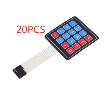 

20PCS NEW 4*4 Matrix Array/Matrix Keyboard 16 Key Membrane Switch Keypad for arduino 4X4 Matrix Keyboard