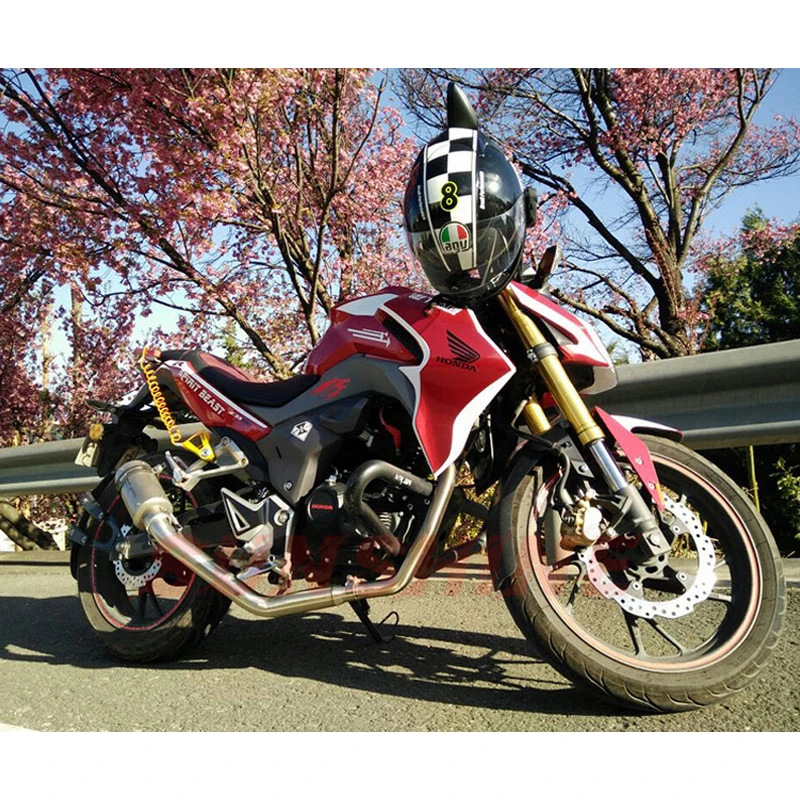 Выхлопная труба для мотоцикла CB190 CB190R полная система Escape Moto без шнуровки