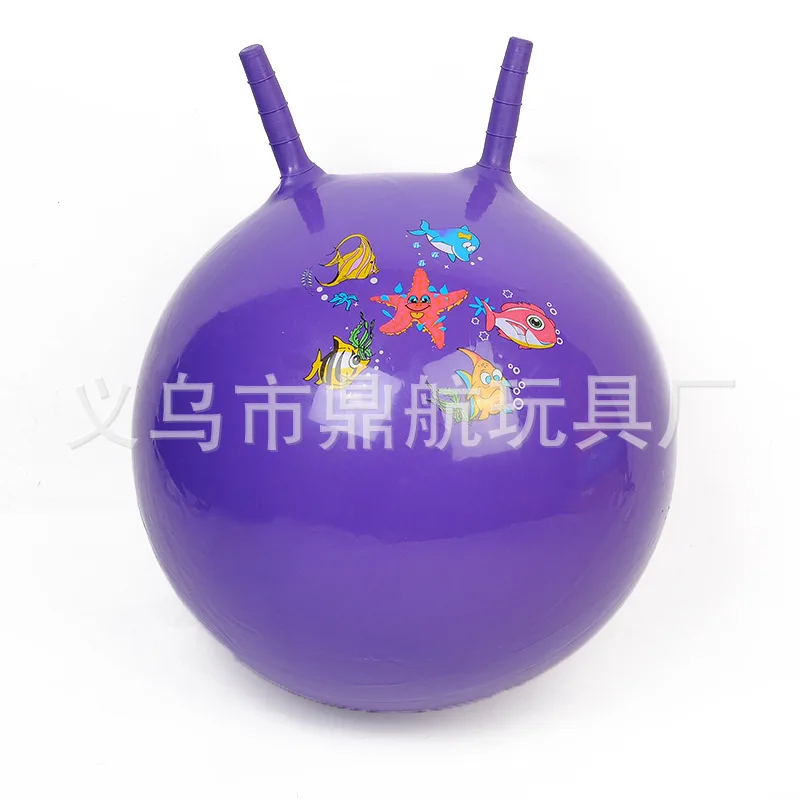 45 см толстый детский прыгающий мяч детский сад для прыжков и фитнеса мяч ручка надувной beng qiu производства производителей