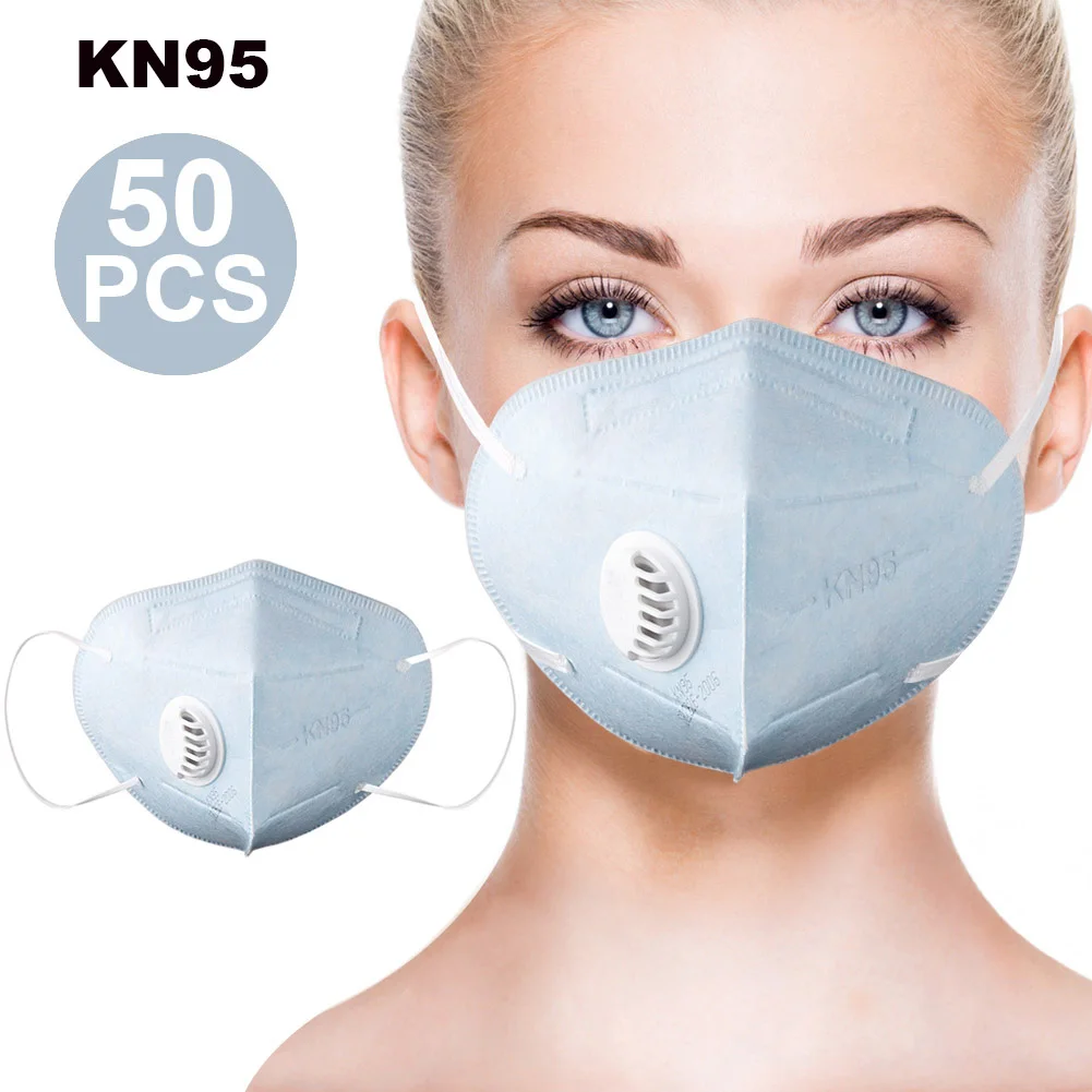 

KN95 Mask Breathing Chemical Respirator Anti haze Anti particle Anti-dust Masks Construction Mining Textile Face Mask