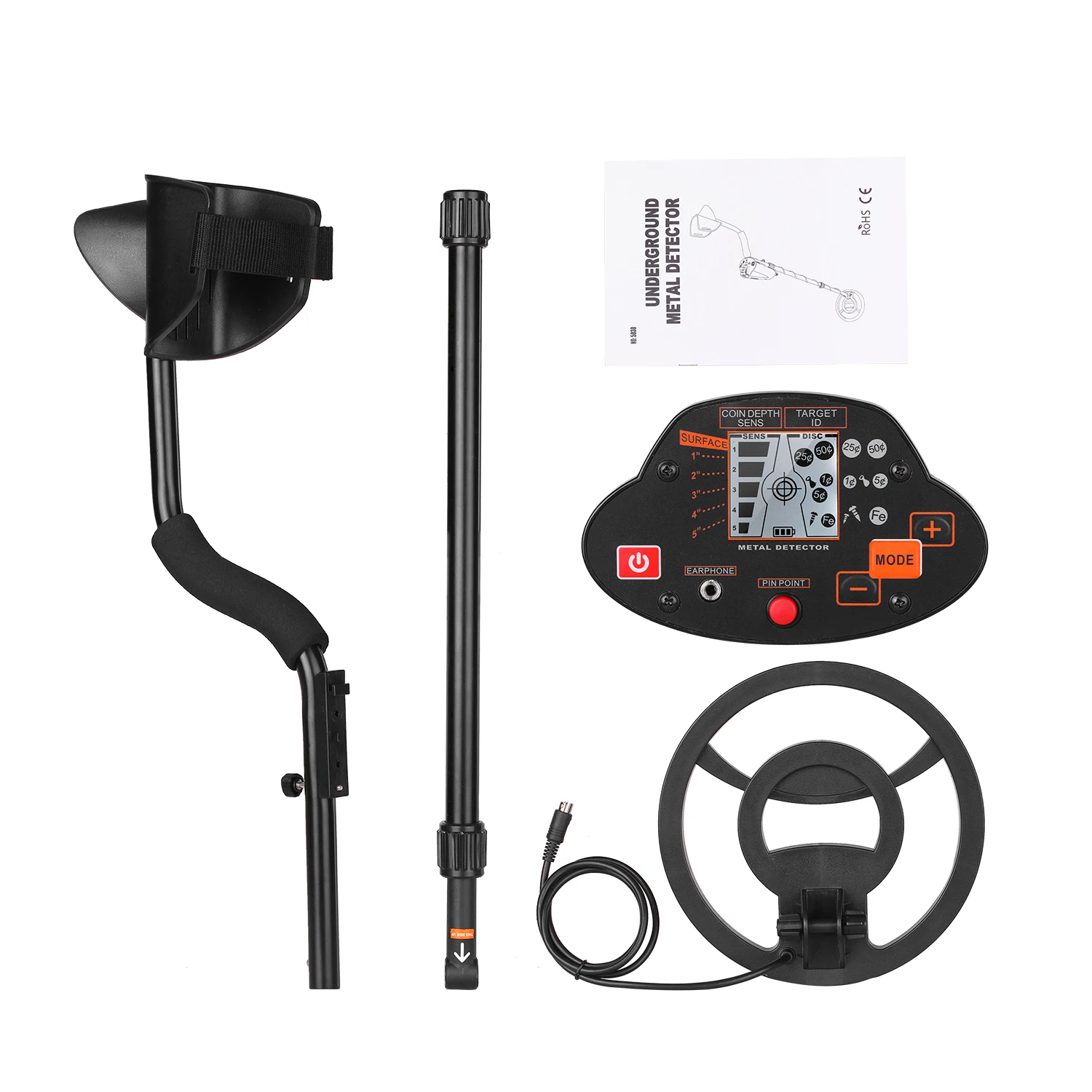 Металлоискатель Подземный металлоискатель золотой детектор Охотник за