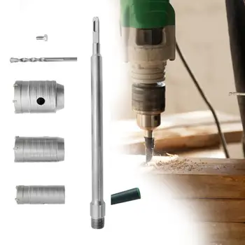 

Tile Hole Saw Cutter Metal Drill Bits Woodworking Drilling Tool Kit Hole Opener Hole Punch Wall Hollow Drill Tool Supplies