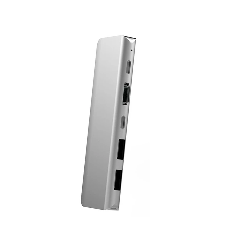 

5 in 1 USB-C Hub 4K 60HZ Type C Hub USB Adapter Support 87W Charging for MacBook Pro / TV