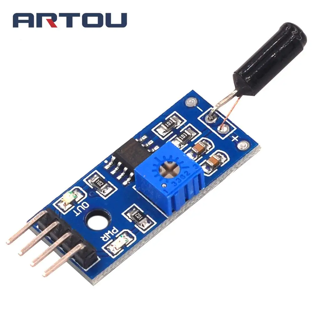 Модуль датчика вибрации вибровыключатель модуль сигнализации для arduino