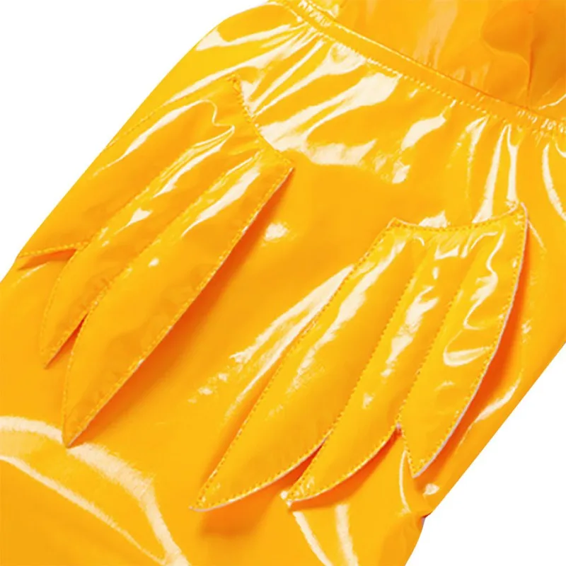 Новое поступление Хэллоуин Рождество кошка собака дождевик ветровка в форме утки брезент милый плащ маленькая Желтая утка форма