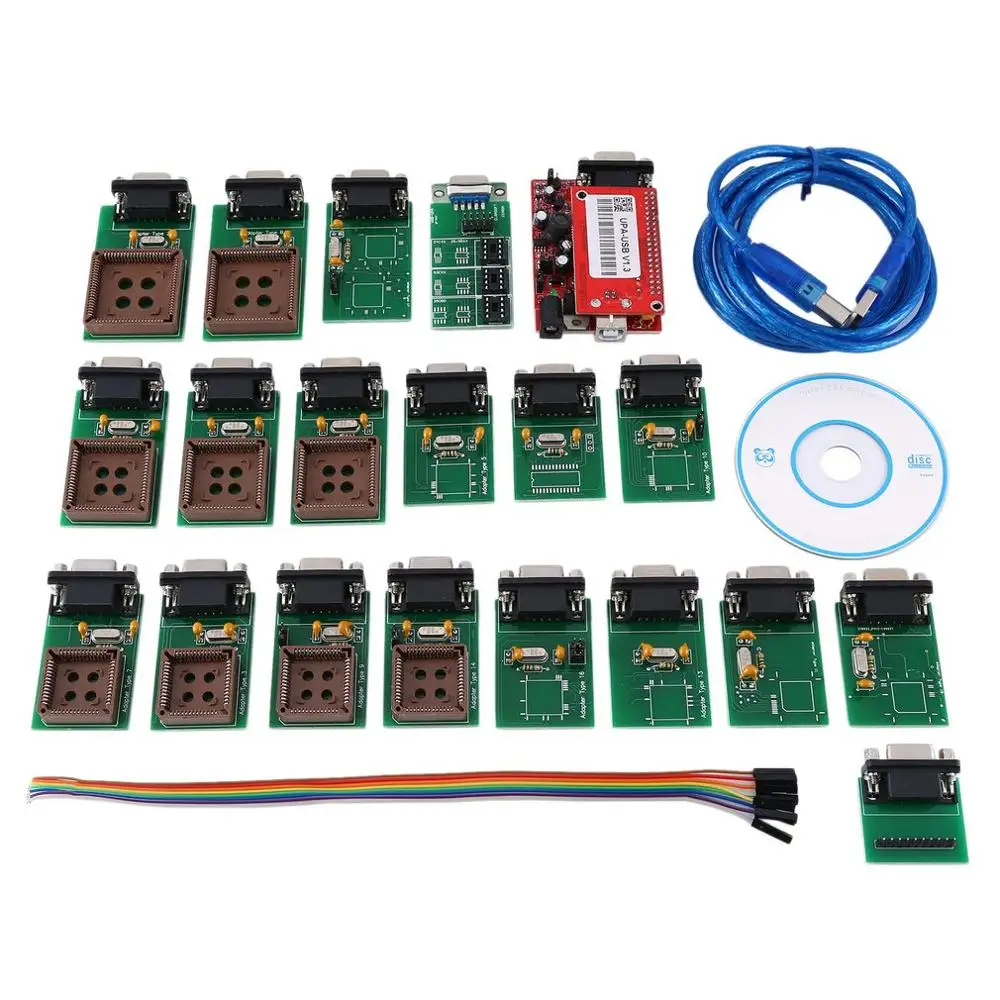 

2020 New Functional Upa V1.3 Usb Programmer With Full Adapter Kit For Tuning Usb Chip Upa Upa-Usb Upa V1.3 Programmer Kit