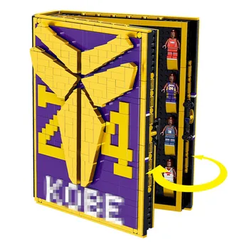 

In Stock Basketball Players Figures 24 KB Collections Books Building Blocks Bricks Kit ALL Star Memorial Manual Model Kid toys D