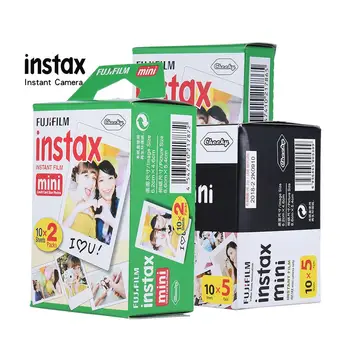 

3 Inch Photo Paper For Fujifilm Instax Mini7c 8/25/90/9 Mini9 Wide Edge Mono Jinxiu Photo Papers For Instax Film 10/20/50 Sheets