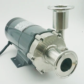 

Magnetic Drive Pump 15RM homebrew pump with Clamp 50.5mm brewing pump With 304 Stainless Steel Head homebrew with Plug