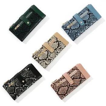

Women Long Wallet PU Fashion Grain Multiper Compartments Clutch for Girlfriend LX9F