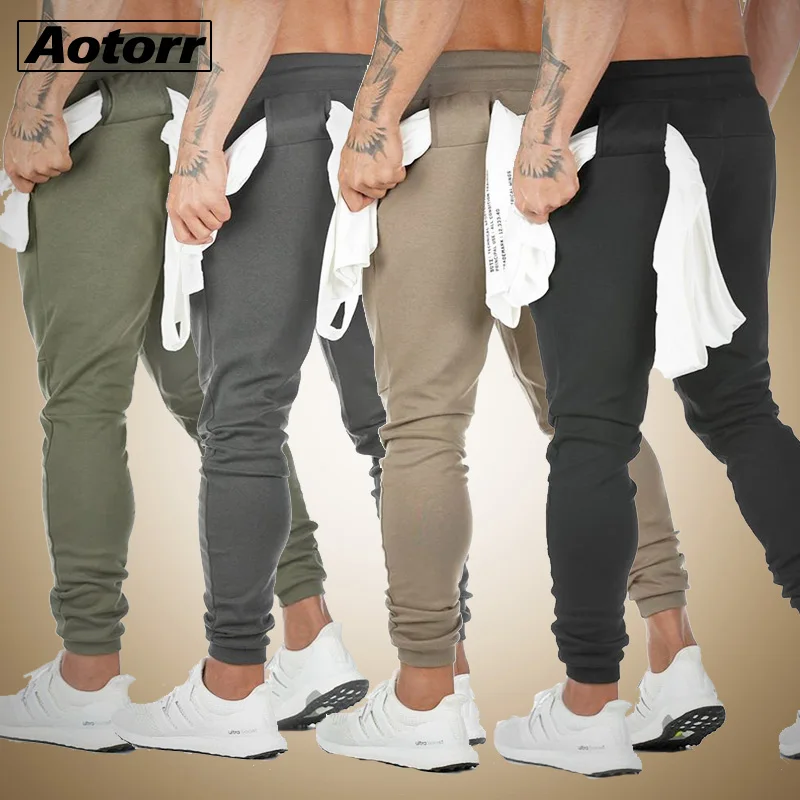 pantalones deportivos de ajuste ajustado AOTORR Pantalones deportivos para hombre pantalones deportivos para correr pantalones deportivos