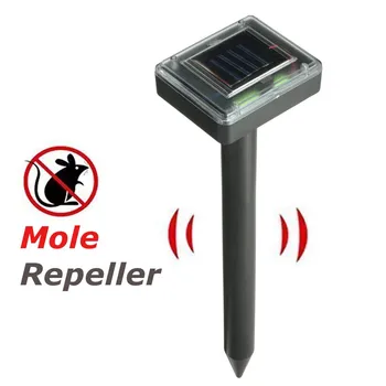 

1pc Mouse Mole Pest Repellent Repeller Ultrasonic Solar Power Outdoor Mole Snake Bird Mouse Pest Repeller Control Garden Yard