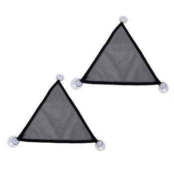 

New 2Pcs/Set Pet Hammock Lizard Hanging Net Bed Triangular Swing Mesh Mat Sleeping Bed Playing Toys for Reptile Lizard Climb Pro