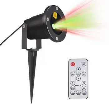 

4 Patterns LED Projector Light Disco Stage Light Laser Projection Outdoor Home Garden Decor Lawn Light With Remote Control