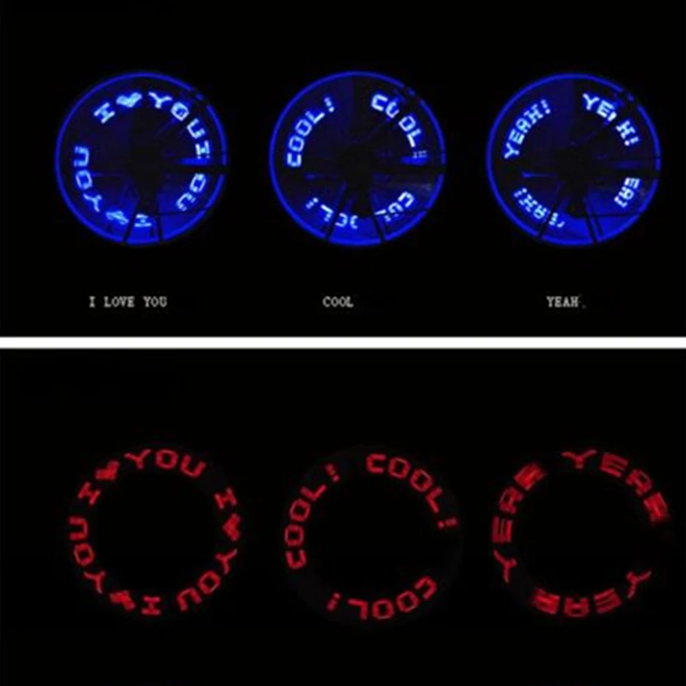 Светодиодная велосипедная лампа RGB неосветильник светильник с буквами на