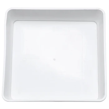 

Thicken Plastic Dinner Plate Fruit Tray Breakfast Snack Dessert Tray Multi-functional Household Tableware Leakproof Potted Base