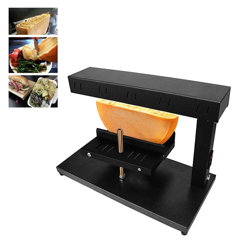 

Half Wheel Raclette Cheese Melter Table Top Cheese Grill Melting Warmer Heater, Makes Swiss Style Cheese Sauce