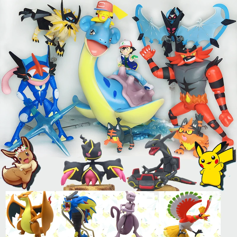 本物のポケモン人形エボリューションシリーズ ポケットモンスター Sp可動フィギュア Hp Xy メガドラゴン ミュウツーアルタリアマジレ Aliexpress