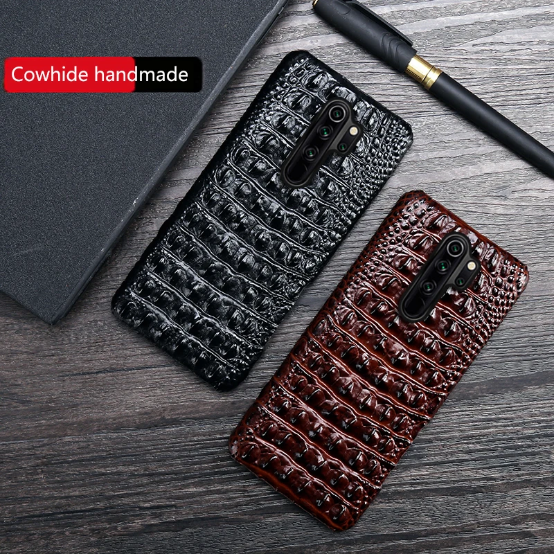 Высококачественный мужской чехол для телефона из натуральной кожи xiaomi Redmi note8 Pro