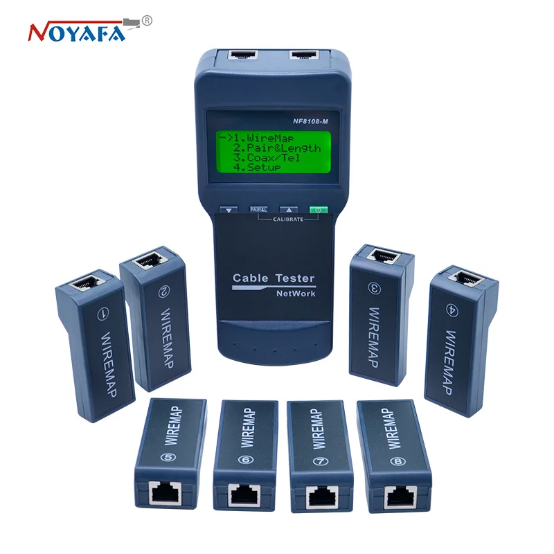 Тестер длины кабеля NF_8108M тестер сетевого RJ45 RJ11 USB измерение яркости|cable length