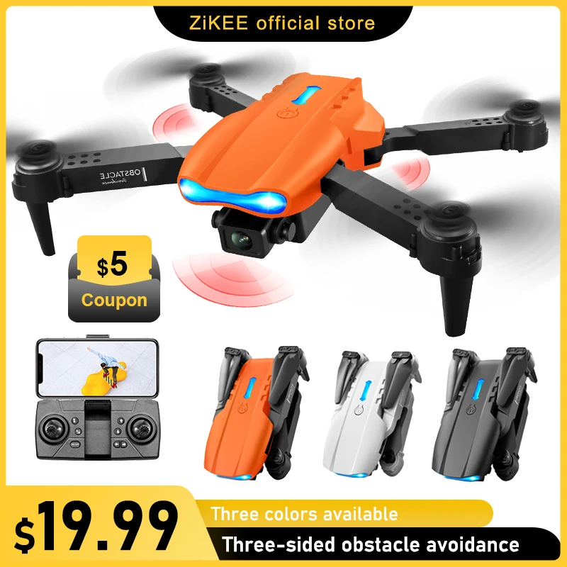 ZiKEE E99 K3 PRO Drone 4K HD Dual Camera avoidance Profesional Flight 20 minute Foldable Height Keeps Mini Dron Helicopter Toy |