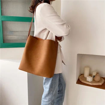 

2020 new tote bag handbag shoulder messenger bucket bag ladies bag bags