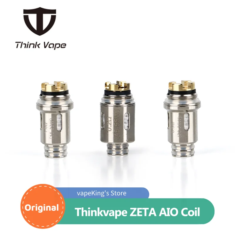Оригинальный Think Vape ZETA сменная катушка с сеткой 0.2ohm 0.5ohm AIO RBA для Thinkvape Thor 80w