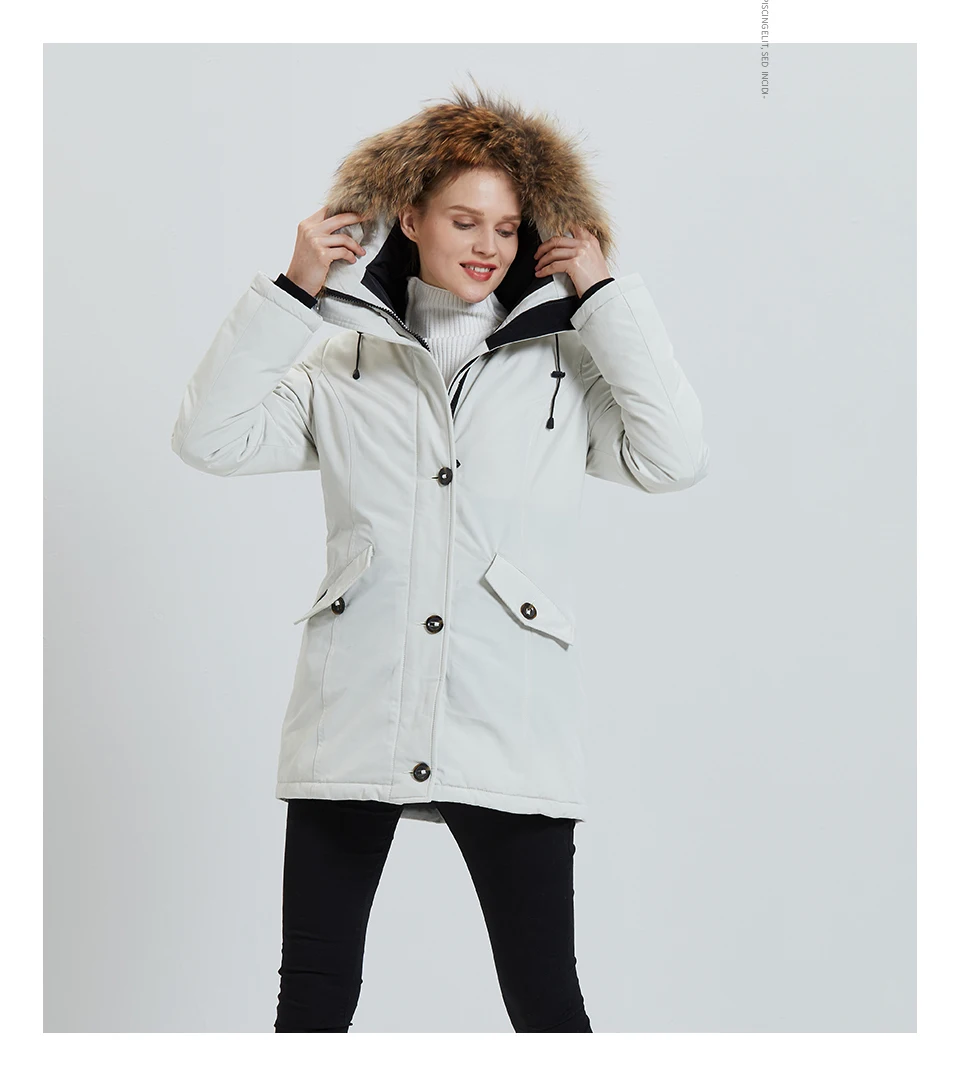 Tiger Force Winter Jacket For Women Parka Women's Warm Thicken Coat ...