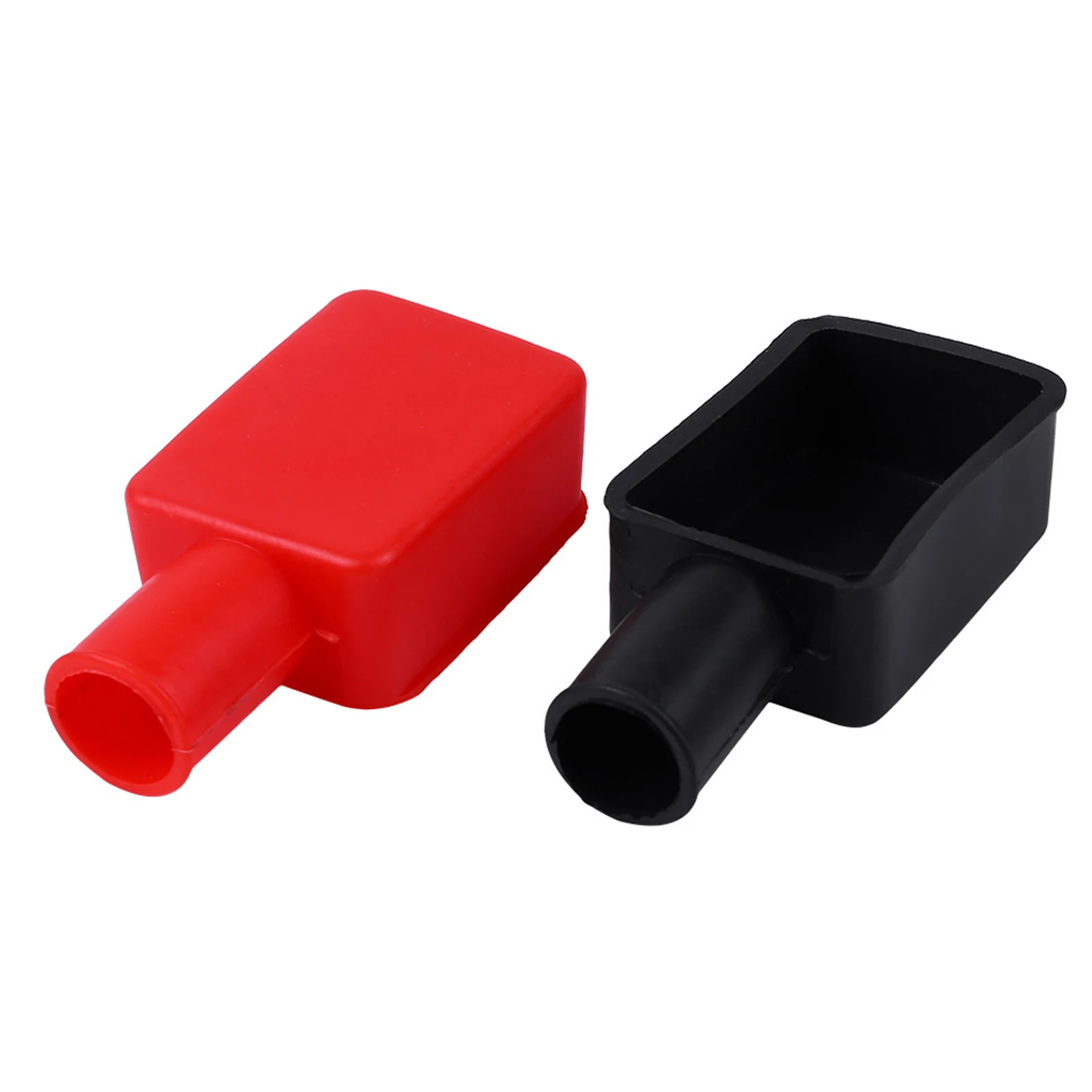 2pcs PVS Car Battery Battery Terminal Protective Covers Positive And Negative Insulating Replacement Cover Caps Impart