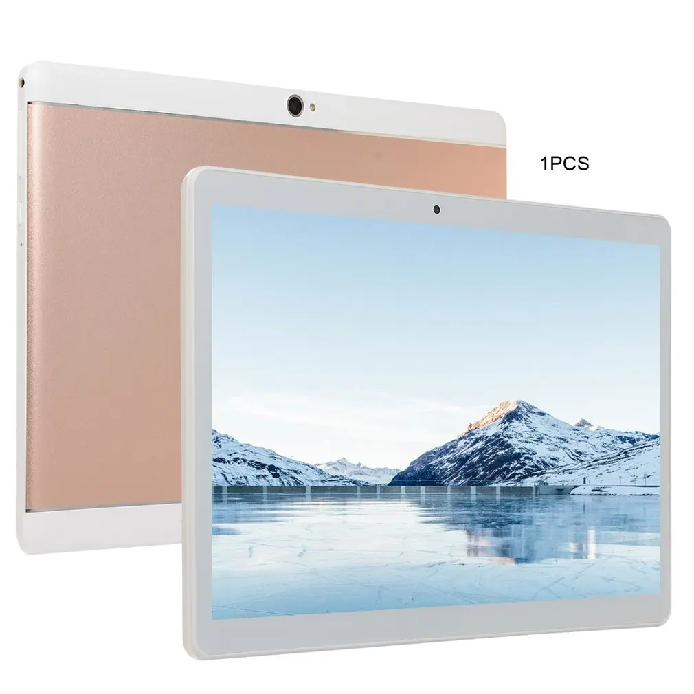KT107 планшет с круглым отверстием 10,1 дюймов HD большой экран Android 8,10 версия модный портативный планшет 8G+ 64G розовый планшет с европейской вилкой