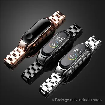 

Stainless Steel Watch Band Strap for Xiaomi Mi Band 5 Smart Watches Watchband Bracelet Wrist Strap For Xiaomi Mi 5 Accessories