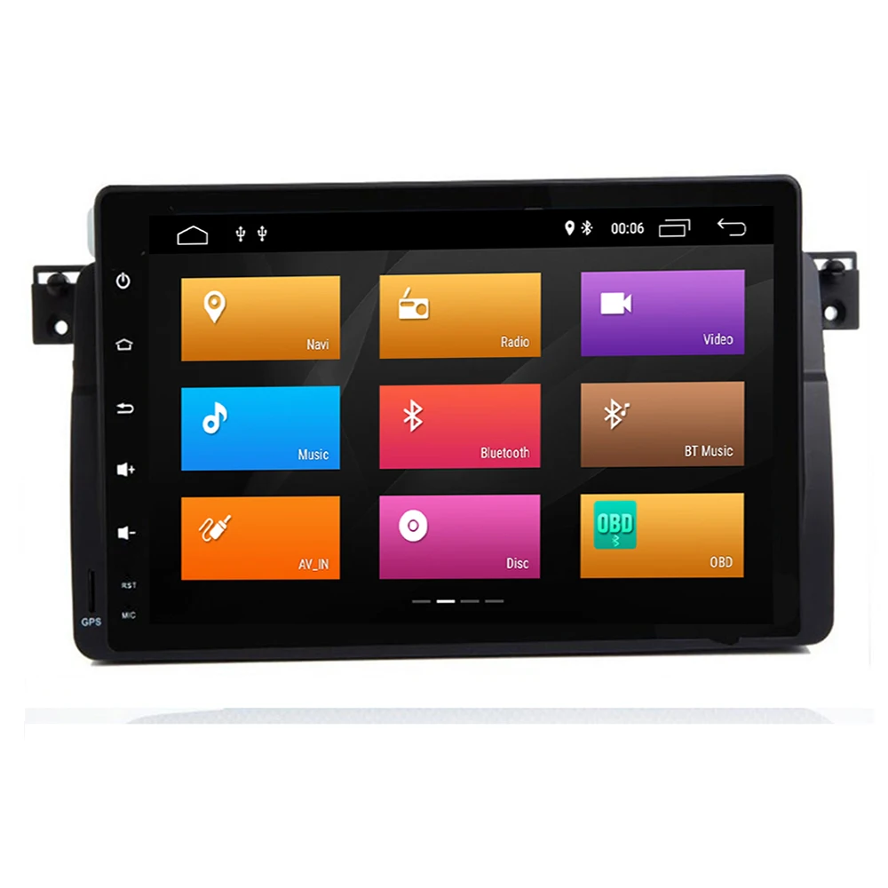 Discount Android 9.0 DSP IPS screen 64G car GPS for BMW E46 M3 MG ZT Rover 75 320 navigation multimedia AV output carplay NO DVD player 2