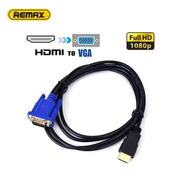 

1080P HDTV HDMI to VGA Male 15Pin Adapter Connector Cable Male To Female Digital to Analog Video Audio Adaptor for PC TV
