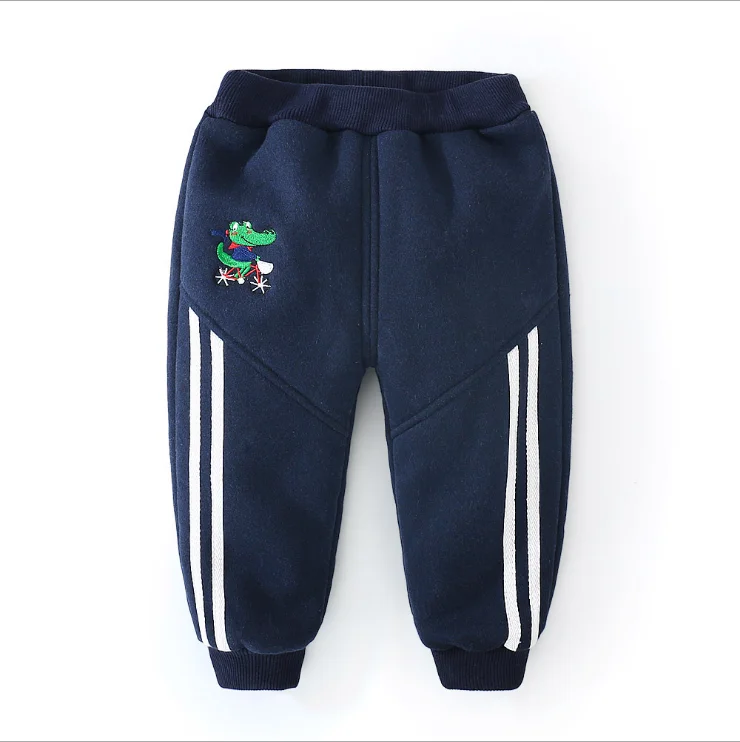 Boys warm pants winter kids casual cotton thick velvet trousers for baby boys children sports snow wear clothing boys outfits