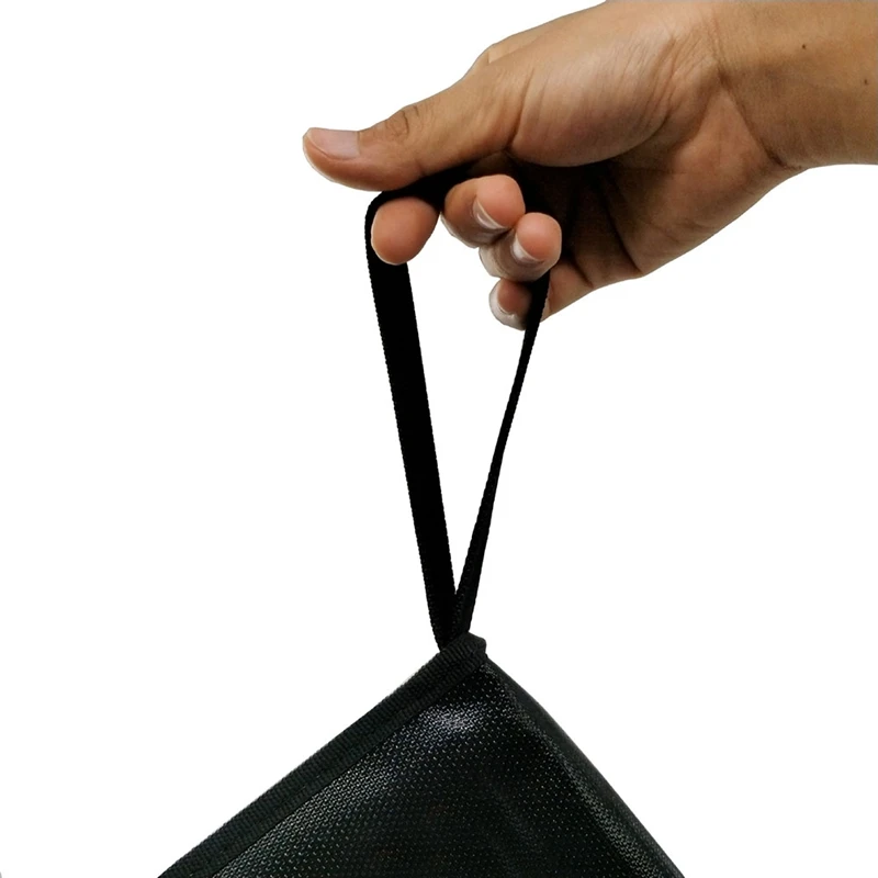Portable Fireproof Water Resistant Document Bag Large Capacity Money File Folder With A4 Size 13 Pockets Zipper Closure