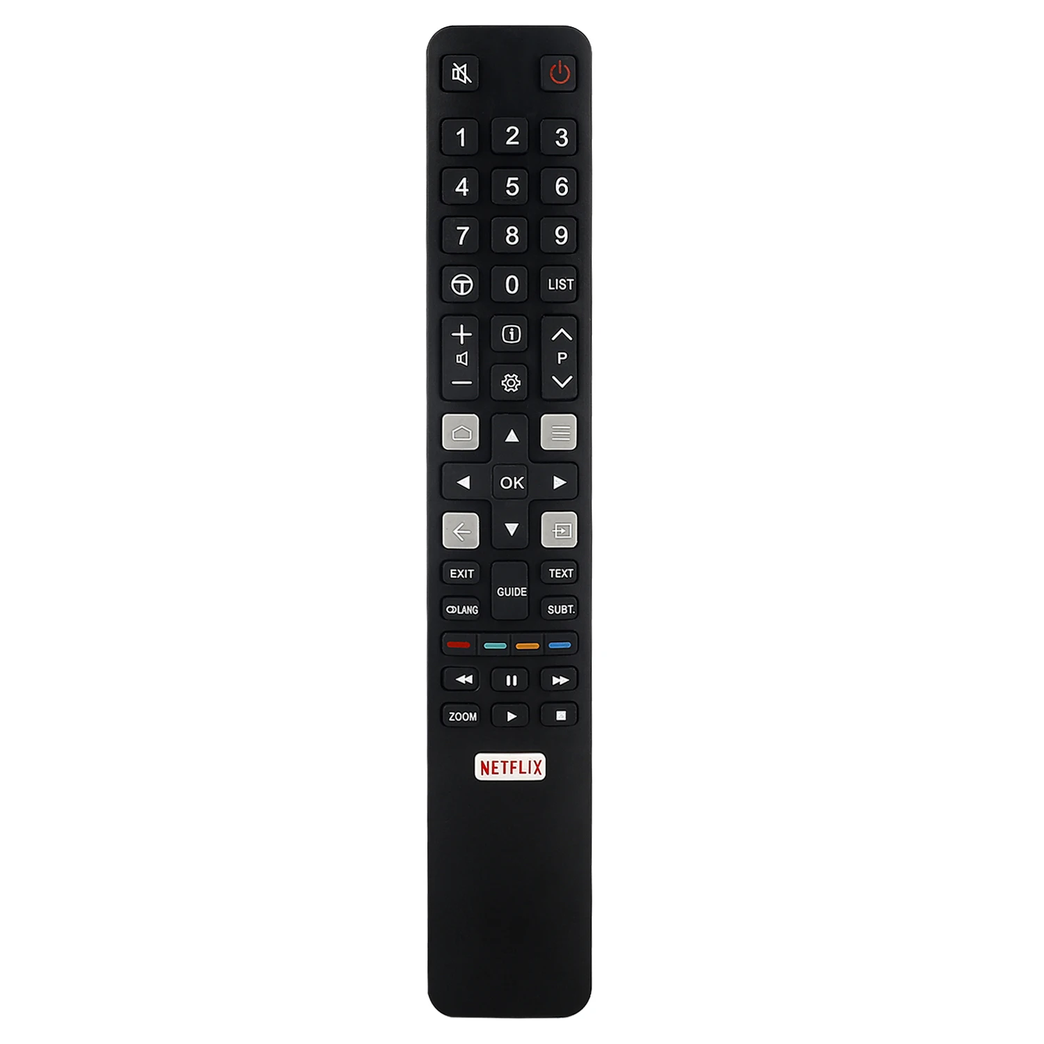 Control remoto para TCL TV RC802N YAI3 YUI2 YU14 YUI1 YU11 65C2US 75C2US 43P20US U65S9906 U43P6006 controlador
