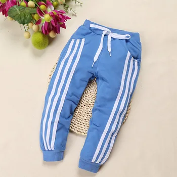 

Spring Autumn Kids Pants Cotton Three Bars Children's Track Pants Boys Girls Pants Children's Sports Casual Pants for Korean