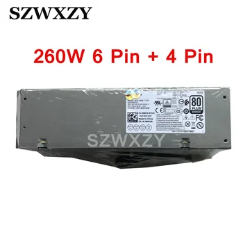 

New For Dell OPX 3060 5060 7060 260W Power Supply 6 PIN+ 4 PIN B260EBM-00 H7X3F 0H7X3F 52CKC 3YNRJ 8X63N