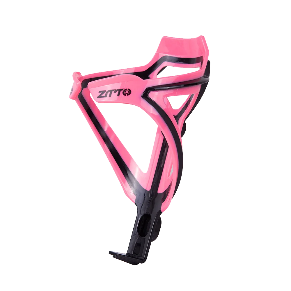 ZTTO MTB бутылочная клетка для воды дорожный велосипед держатель для бутылки высокопрочный Сверхлегкий пластик аксессуары для горного велосипеда - Цвет: Pink