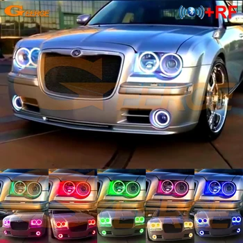 

For Chrysler 300C 2004 2005 2007 2008 2009 2010 RF remote Bluetooth APP Multi-Color Ultra bright RGB LED Angel Eyes kit