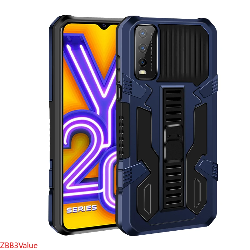 Противоударный чехол для телефона с подставкой VIVO V19 V17 India Y91 C Y17 Y12 Y15 Y11 Y5 Y19 Y50 Y20 Y30 V