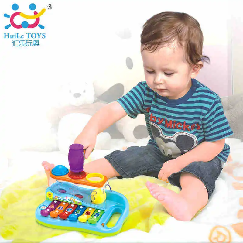 Department of Music 856 Enlightenment Wisdom Xylophone Infant Knock Piano Beating Table Baby Fitness Educational mu zhi qin CHIL