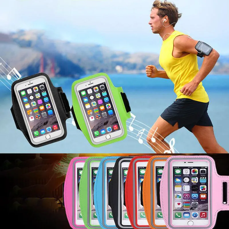 Universal Cell Phone Sports Arm Bag Case Running Fitness Strap Pouch Pocket